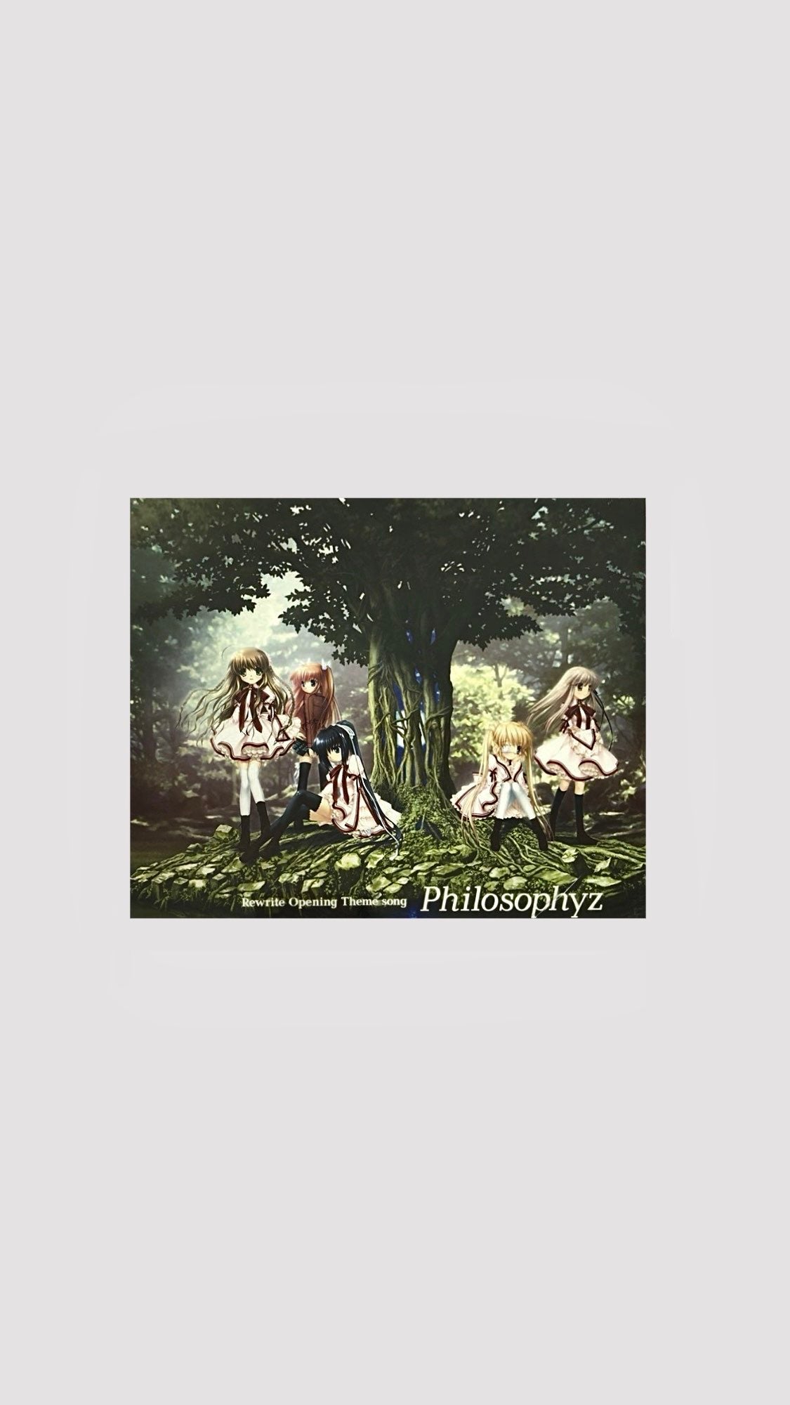 [리라이트 오프닝 테마 Philosophyz CD]