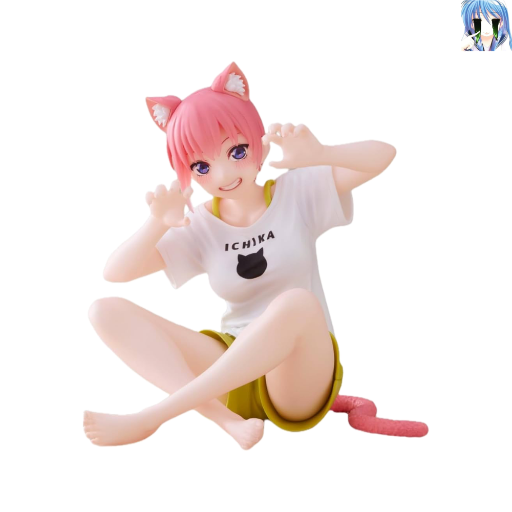 [미개봉] 오등분의 신부 나카노 이치카 고양이 귀 데스크탑 피규어