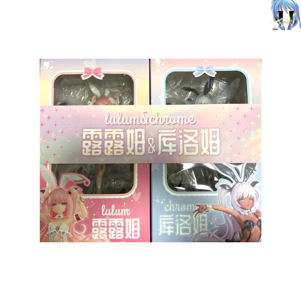 [미개봉] 베어판다 루루무 & 쿠로무 1/6 스케일 피규어