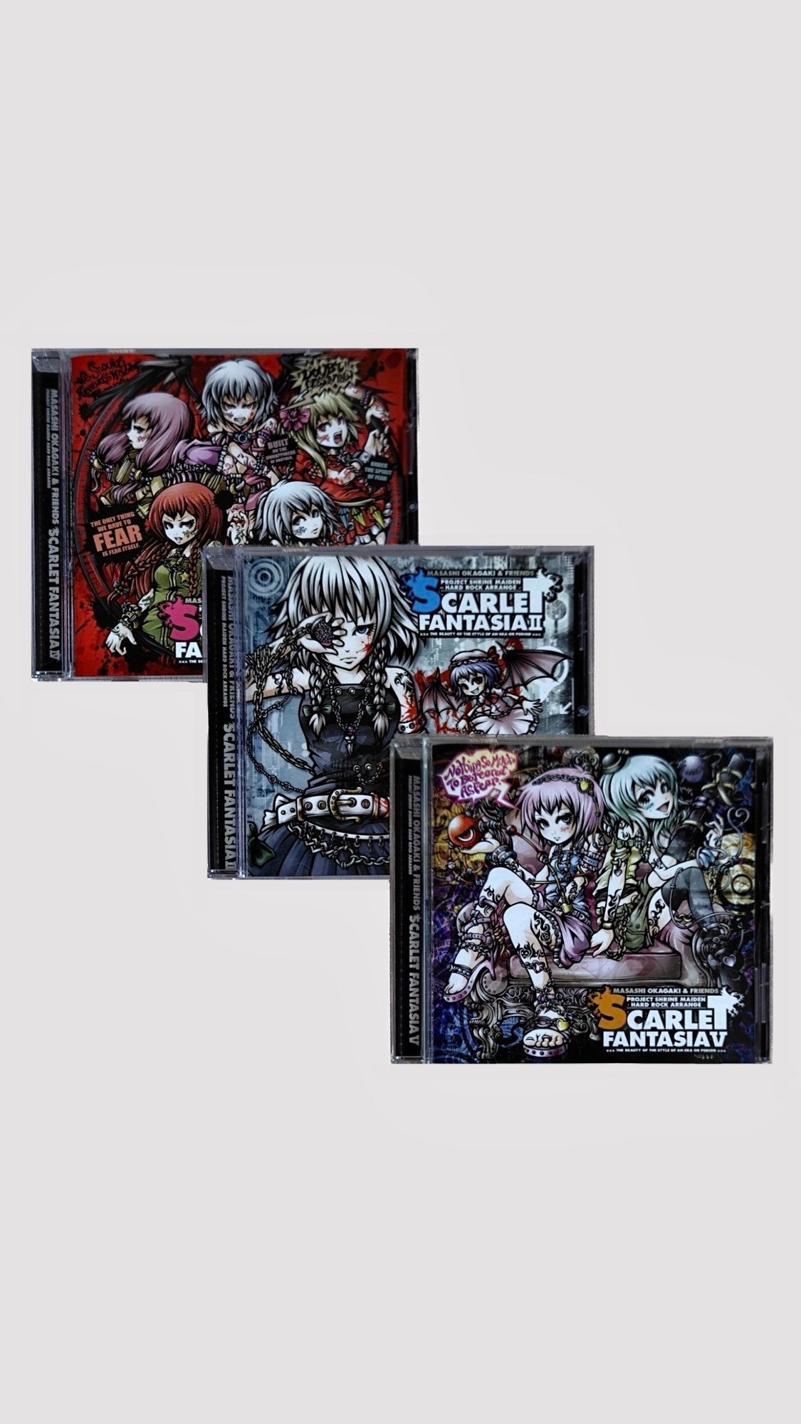[소장용] 동방 프로젝트 SCARLET FANTASIA 음반 3종