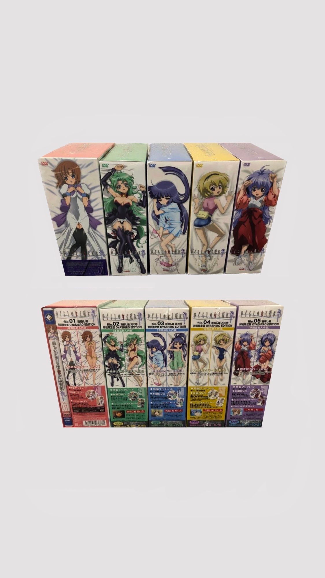 [소장용] OVA 쓰르라미 울 적에 례 DVD 초회한정판 오야시로 에디션 특전포함+다키마쿠라 커버